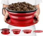 Tuff Pupper SuperBigSlurp Collapsible Dog Bowls, Extra Large Capacity, Portable, Food Safe, Odorless, Non-Toxic Silicone - Image 10