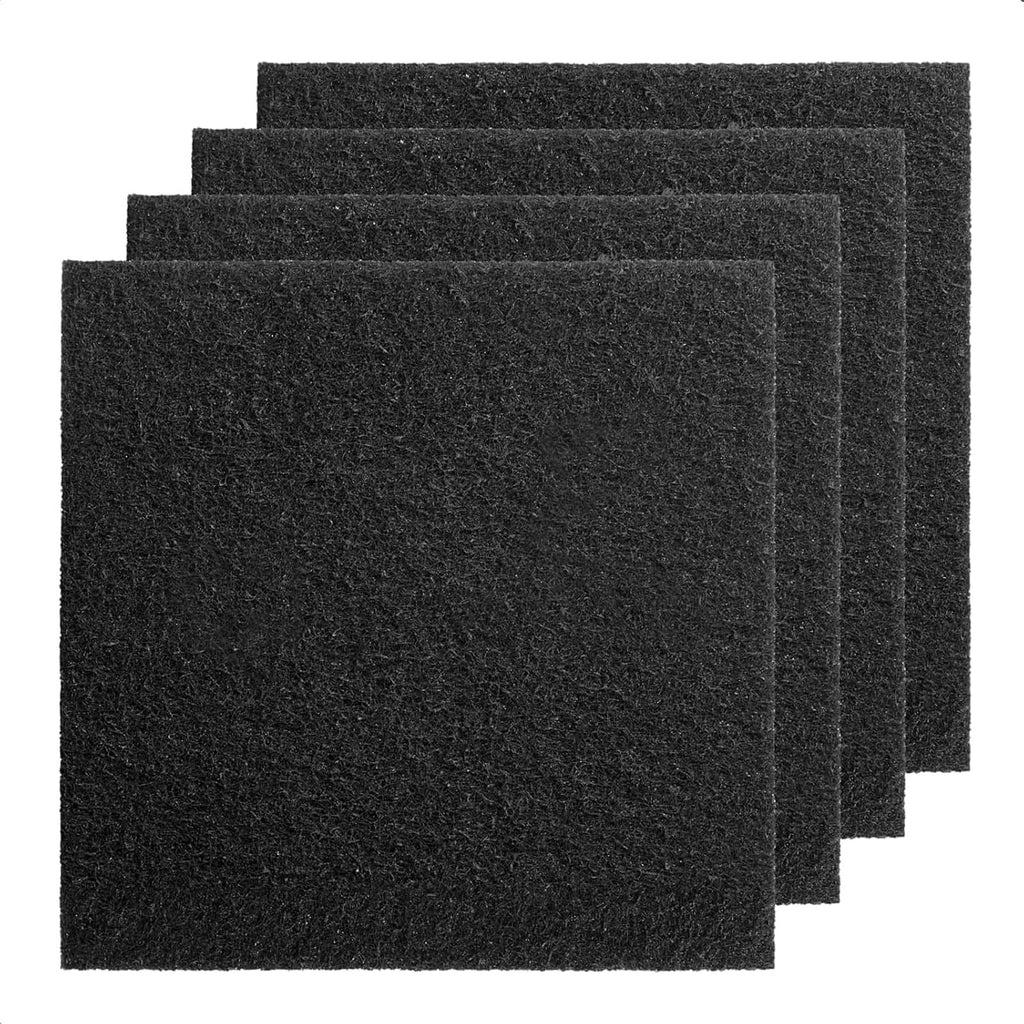 MiOYOOW activated carbon filter replacement pack front view showcasing charcoal odor absorbing pads.