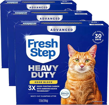 Fresh Step Heavy Duty Odor Block Advanced Multi Cat Clumping Litter with Febreze, 17.5 lb (Package May Vary) - Image 15