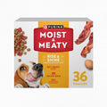 Purina Moist and Meaty Rise and Shine Bacon and Egg Flavor dog food box front view