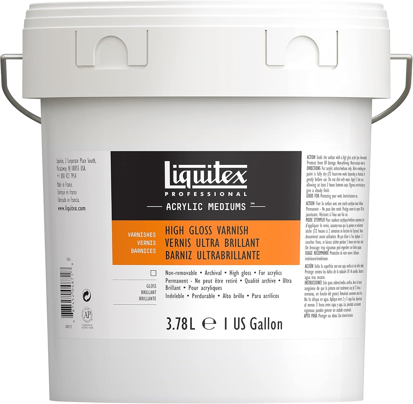 Liquitex Professional High Gloss Varnish, 946ml (32-oz) - Image 14