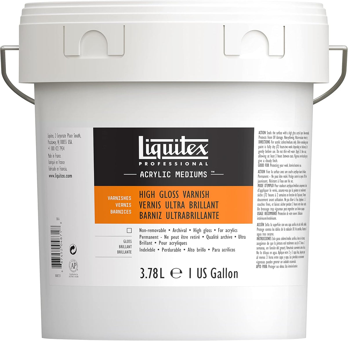 Liquitex Professional High Gloss Varnish, 946ml (32-oz) - Image 14