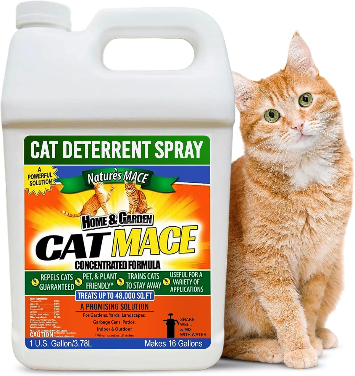 Nature's Mace Cat Mace Cat Repellent, Spray Deterrent for Urine Marking, Keep Cats Away for Outdoor & Indoor Use, Scratching, Flowerbeds, Yards, Pets, Garden, Plants, Ready-to-Use, 40 oz Spray - Image 9