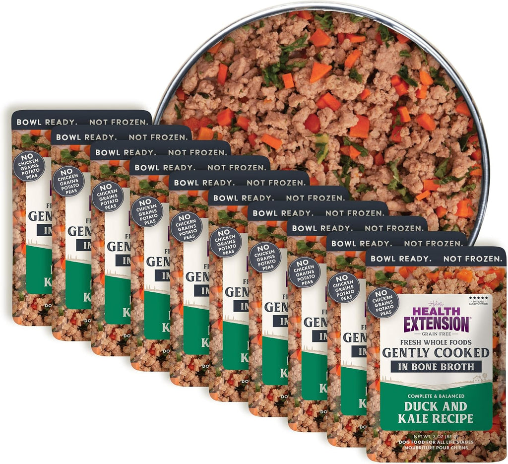 Health Extension Gently Cooked Chicken & Pumpkin Dog Food, Human-Grade & Shelf-Stable with Superfoods, Supports Digestion, Immunity, Skin & Coat, 9 oz Pouch (Pack of 10) - Image 15