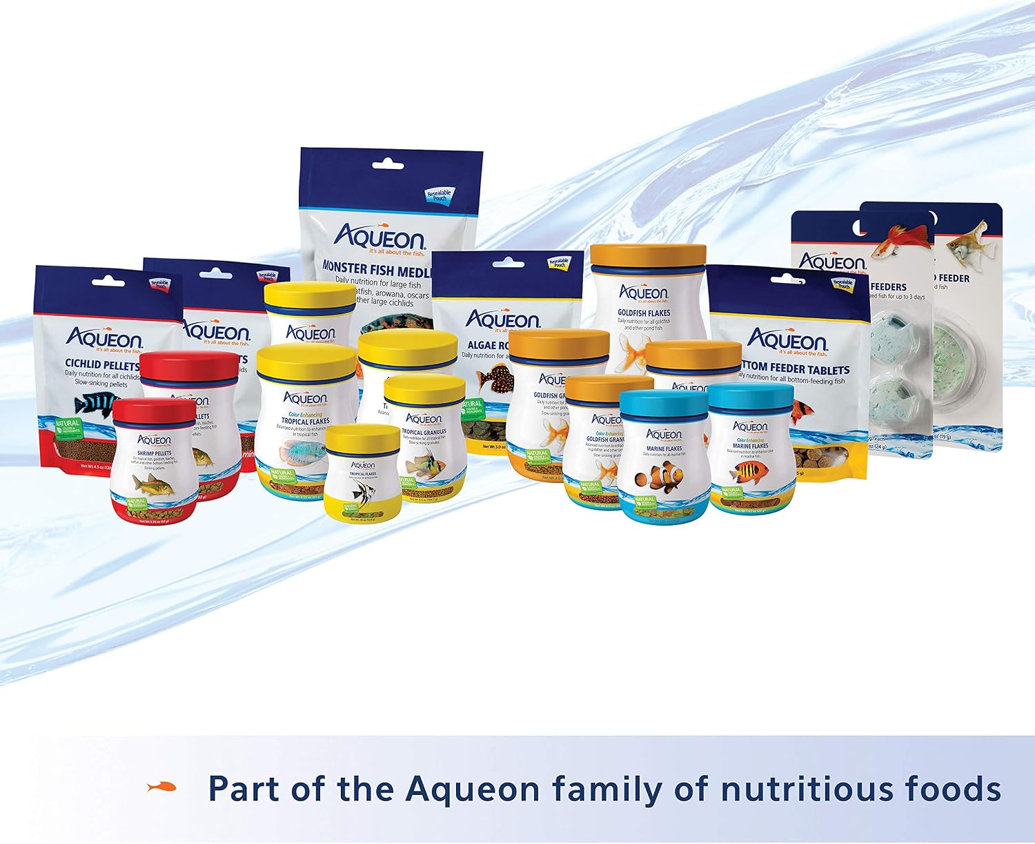 Aqueon fish food pellets for catfish and loaches