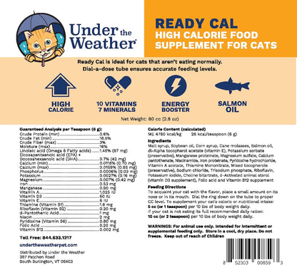 Under The Weather Ready Cal dial-a-dose tube packaging