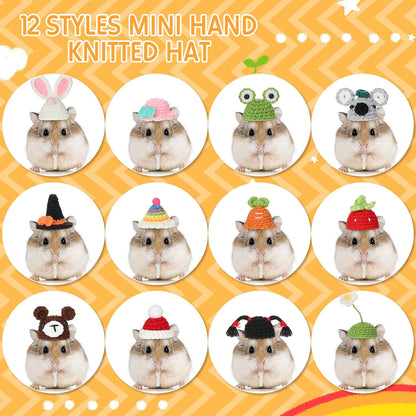 Hand-knitted reptile hats collection perfect as cute photography props for pet snakes.