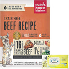The Honest Kitchen Human Grade Dehydrated Grain Free Beef Dog Food front view