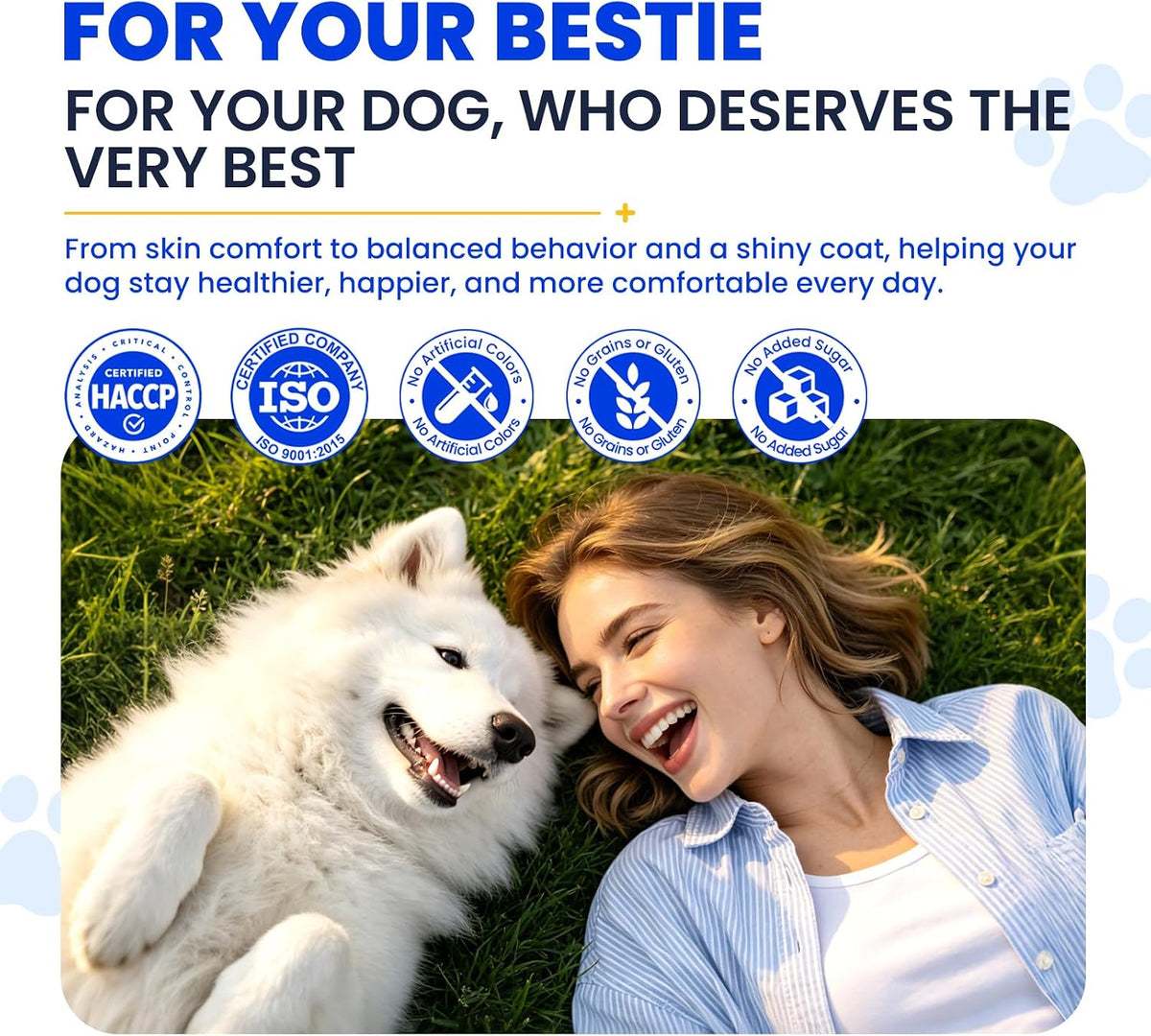 Allyeah anti shedding daily dog supplement rich in EPA and DHA