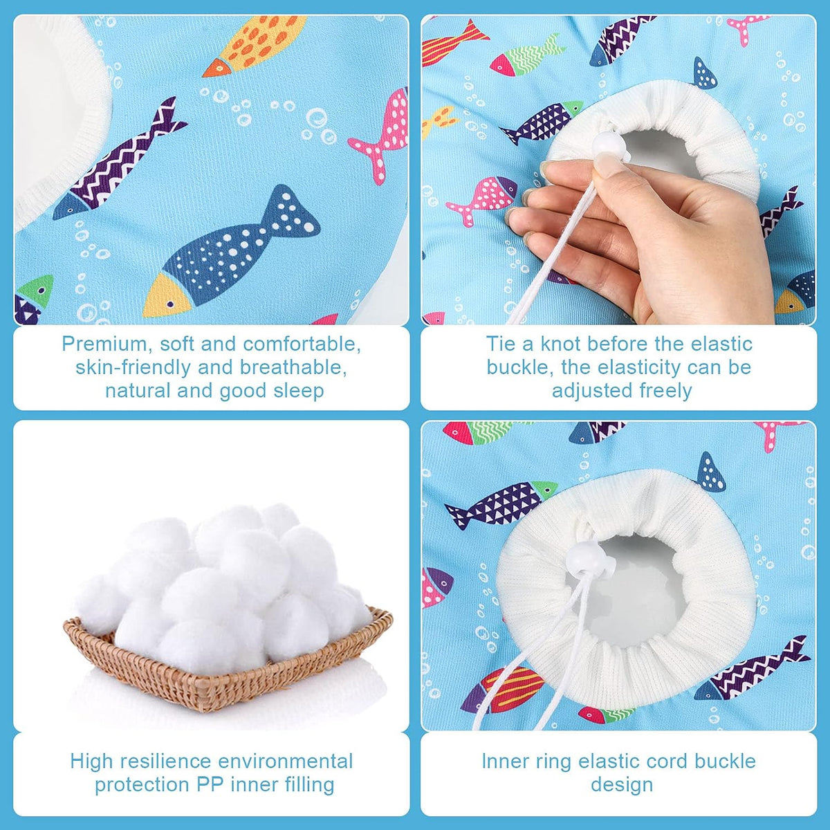 Libfrnt pet Elizabethan collar for cats after surgery wound care