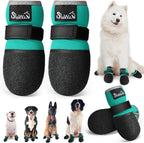 SlowTon Dog Shoes - Breathable Dog Sock Boots for Summer Hot Pavement Hardwood Floors Winter Snow, Waterproof Booties for Small Medium Large Dogs, Non-Slip Paw Protector for Outdoor Walking (Teal, 2) - Image 11