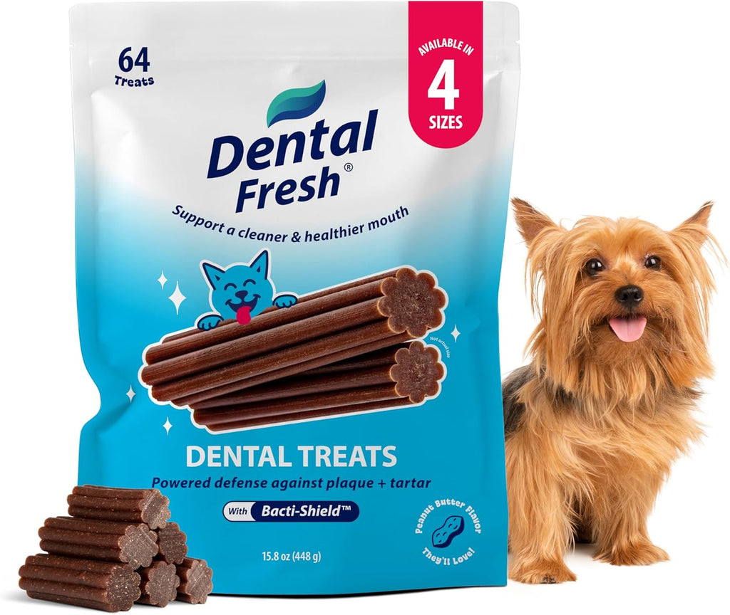 Dental Fresh Dental Treats for Large Dogs, Vet-Formulated Teeth Cleaning Dental Sticks to Help Reduce Plaque and Tartar and Freshen Breath, 15 Count Brush Free Dental Chews for Dogs 50 lbs and Up - Image 11