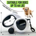 Close up of the Avanto retractable leash LED light and dispenser