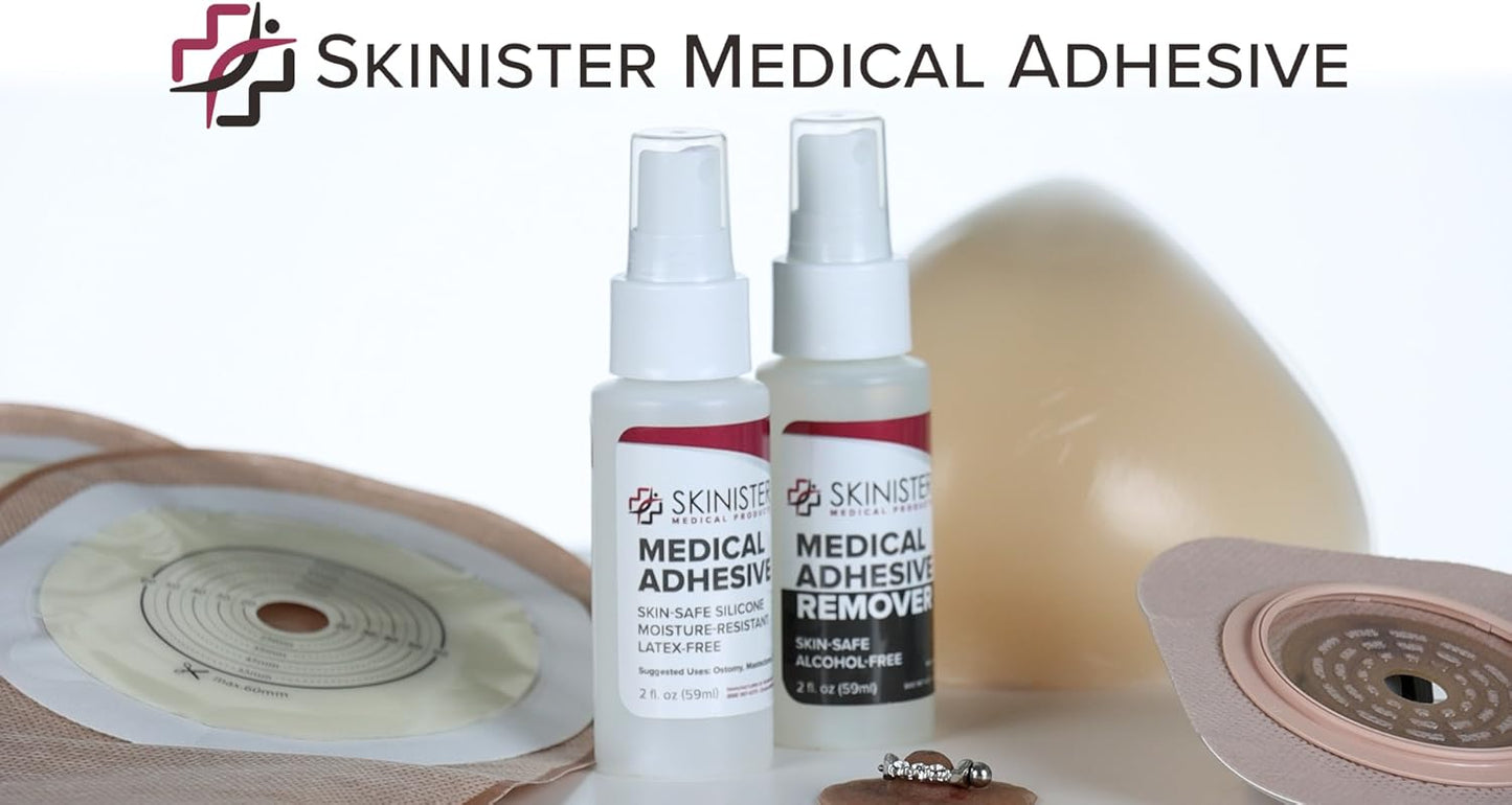 Skinister 2 ounce medical adhesive spray for secure prosthetic attachment