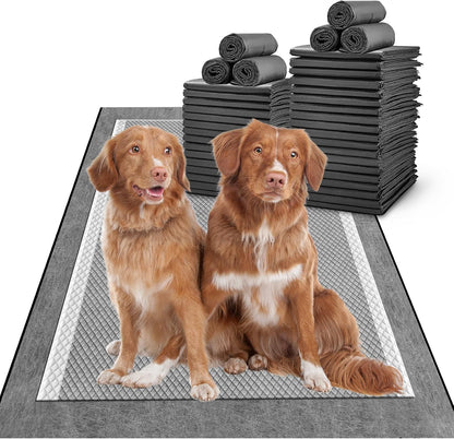 MIZOK Pee Pads for Dogs 28x34in Charcoal Dog Pads Extra Large, Super Absorbent Odor Eliminating Leak-Proof, Dog Pee Pads with Activated Carbon for Large Breeds, Disposable (40 Count) - Image 10