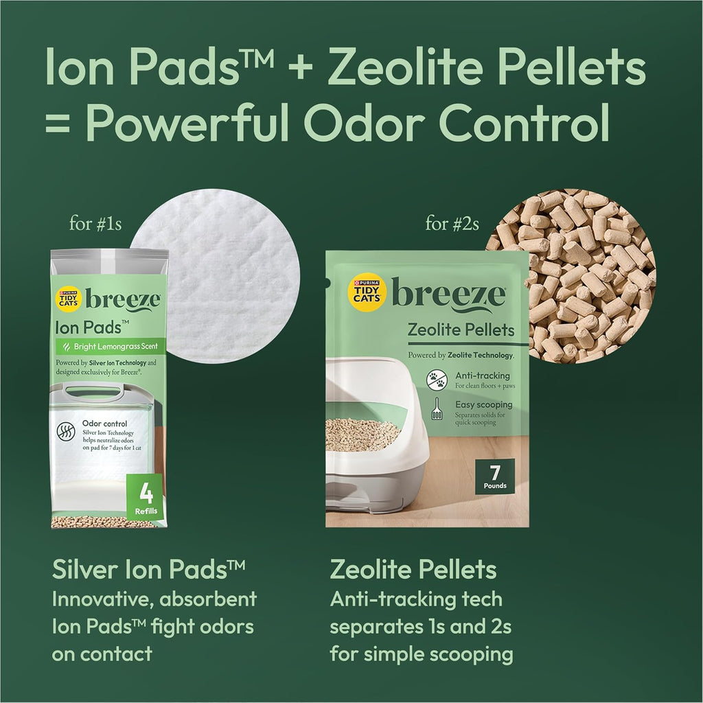 Purina Tidy Cats Breeze XL dust free zeolite pellets