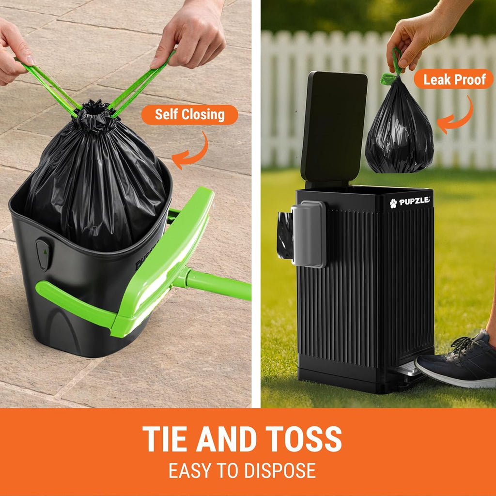 Pupzle forty inch dog waste collector for multi pet households