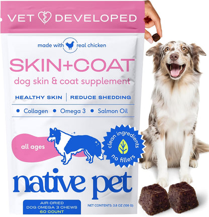 Native Pet Omega 3 Fish Oil for Dogs & Cats - Wild Alaskan Salmon Oil for Dogs Skin and Coat, Supports Joints, Heart & Shedding - Fast-Absorbing Omega 3 6 9 Liquid Supplement - 8oz - Image 10