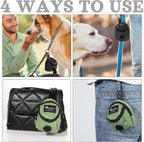 Side view of Talltalk dog treat pouch with zipper detail