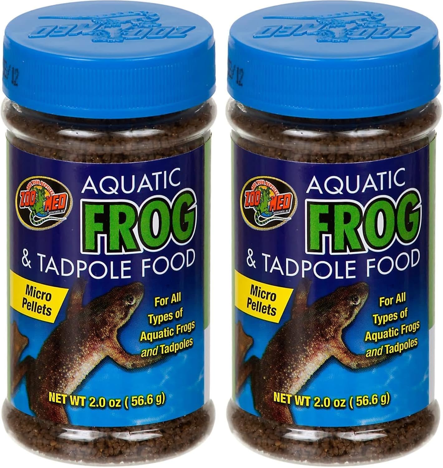 Zoo Med frog and tadpole daily nutrition formula twelve ounce container back label