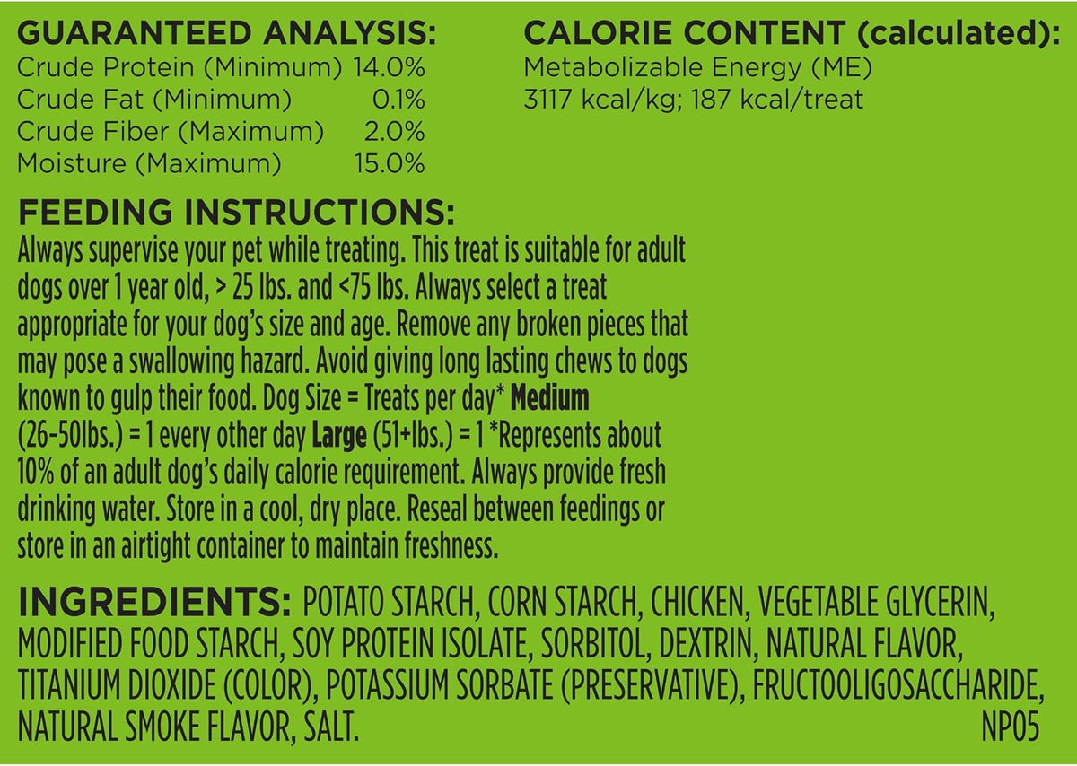 Milk-Bone Chews GnawBones Rawhide Free Dog Treats, Chicken, 5 Long Lasting Small/Medium Knotted Bones - Image 9