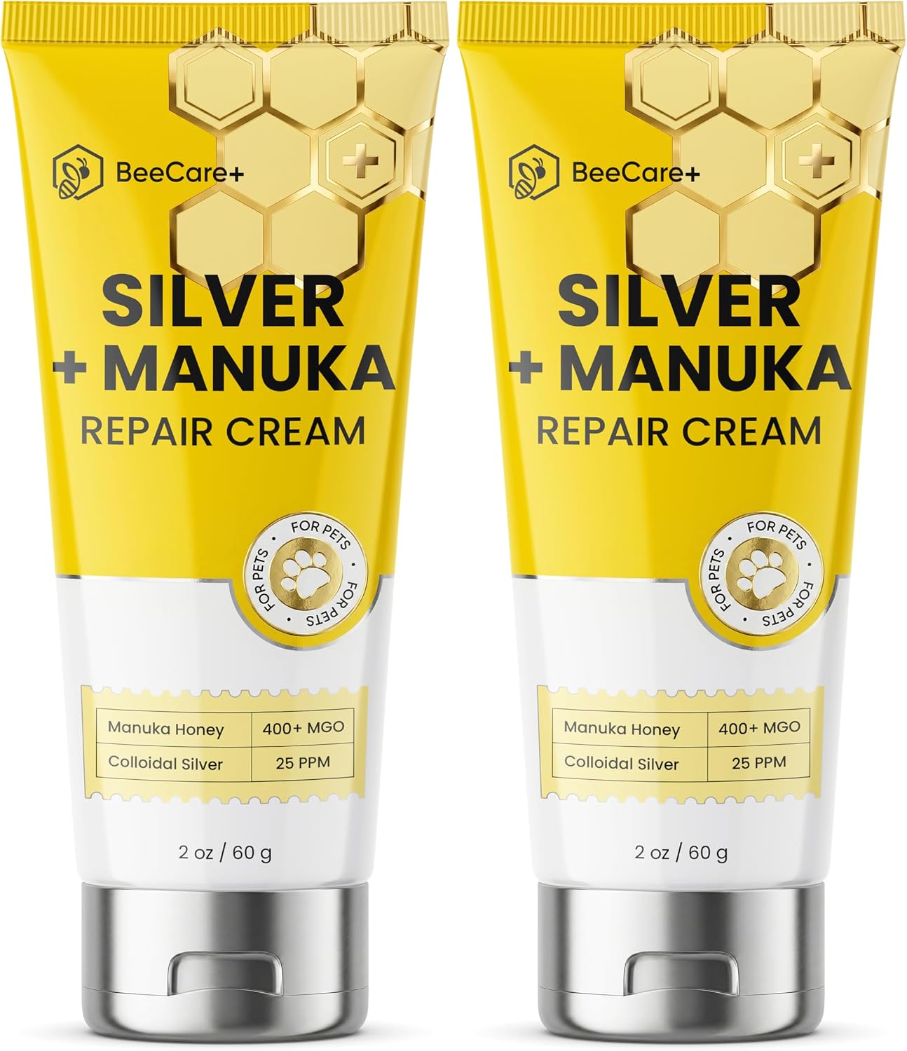 Silver + Manuka Repair Cream for Hot Spot Treatment for Dogs - Helps with Scratches, Irritations, Bites & Cuts - Cat Wound Care Ointment for Dry Skin - Suits for All Pet Breeds, Ages & Sizes - 2 oz - Image 9