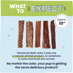 Pawstruck jerky treat package showing 15 count quantity