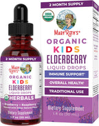 MARYRUTH'S Organic Elderberry Liquid Drops for Adults & Kids, Immunity, 1oz - Image 12