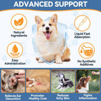 Premium dog paw licking and skin inflammation relief formula