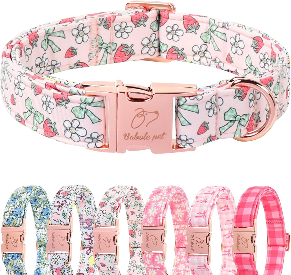 Yellow Daisy Dog Collar Cute Summer Dog Collars for Small Dogs - Lightweight Adjustable Girly Floral Female Dogs Everyday Collar with Safety Buckle S - Image 14