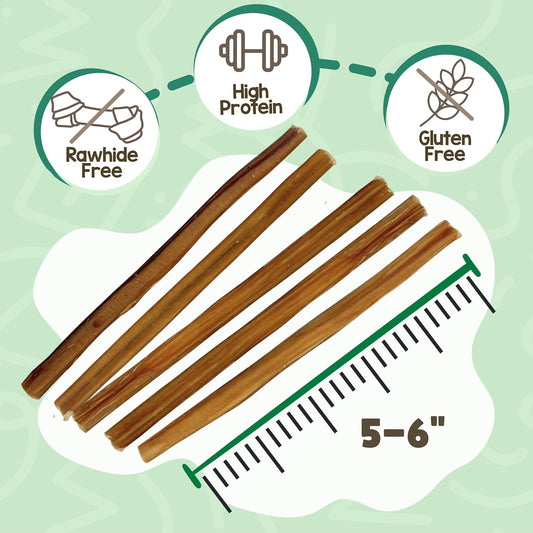 Premium natural beef dog chew bones for small dogs and teething puppies