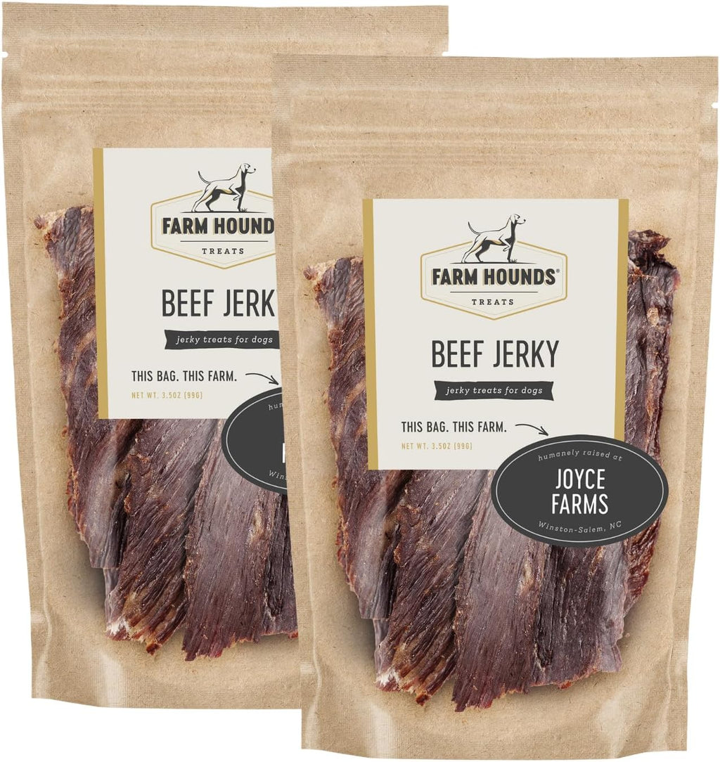 Farm Hounds - Pork Jerky - Premium Natural Jerky for Dogs - 100% Humanely Raised Pork - Break-to-Size - Great for Training & Treats - No Added Fillers - Made in USA - 3.5 oz - 1 Pack - Image 9