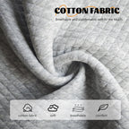 UZQAFG cotton arm cover showing adjustable front clasp detail