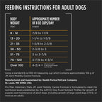 Purina premium prescription dog food for arthritis and mobility support imported packaging top angle view
