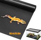 Leopard Gecko Tank Liner Mat, 5x2 ft Bearded Dragon Tank Accessories Cuttable, Gray Reptile Substrate Mat Terrarium Carpet for Bearded Dragon Enclosure for 120 Gallon Reptile TankLeopard Gecko - Image 9