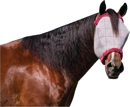 Farnam SuperMask II Horse Fly Mask Without Ears, Extended Coverage, Protects Eyes from Insects and Debris, Adjustable Throat Latch, XL Size - Image 14