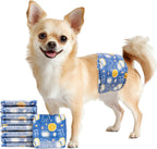 Back view of twenty count packaging for MICOOYO disposable dog wraps