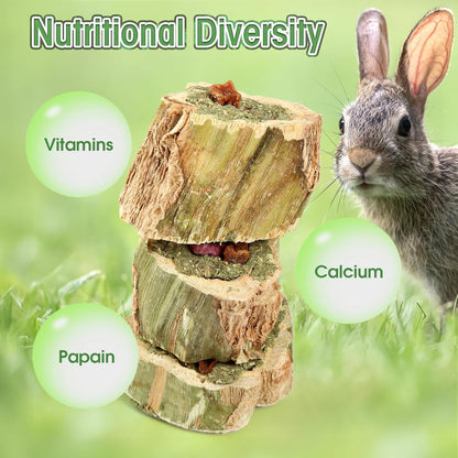 Abizoo guinea pig and hamster foraging treats with dried carrot and apple
