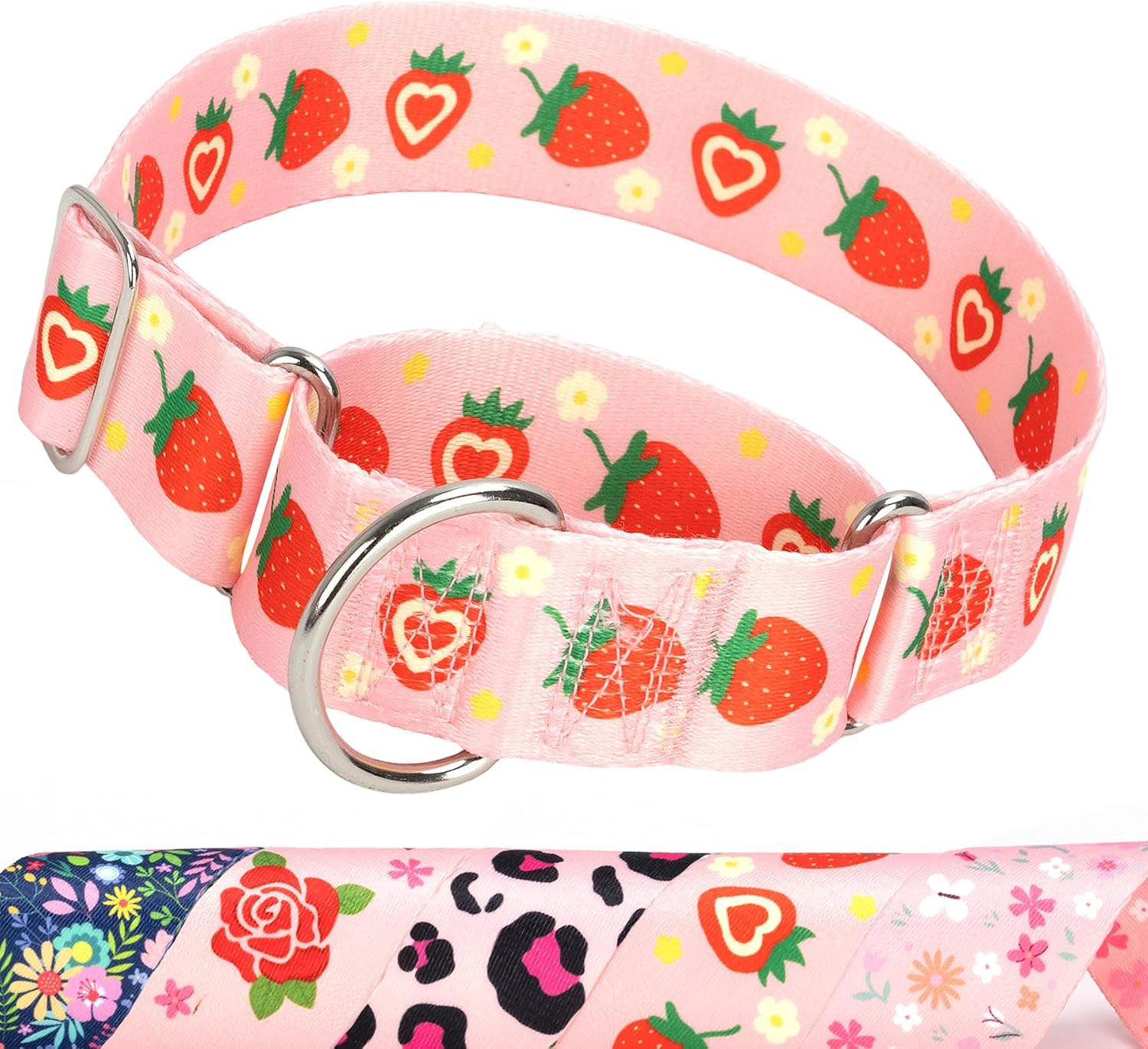 1.5 inch Skulls Martingale Collar for Dogs, Wide,Big&Thick Dog CollarHeavy-Duty Training Collar for Medium Large Extra Large Dogs- Skulls L - Image 13