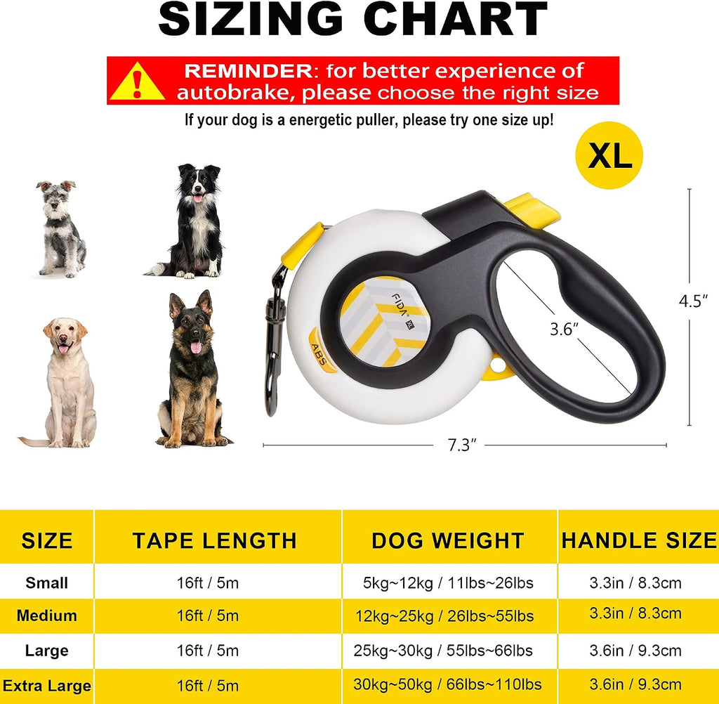 Fida Autobrake leash shock absorbing damping device