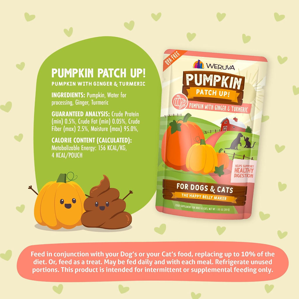 Weruva Pumpkin Patch Up individual serving pouch design