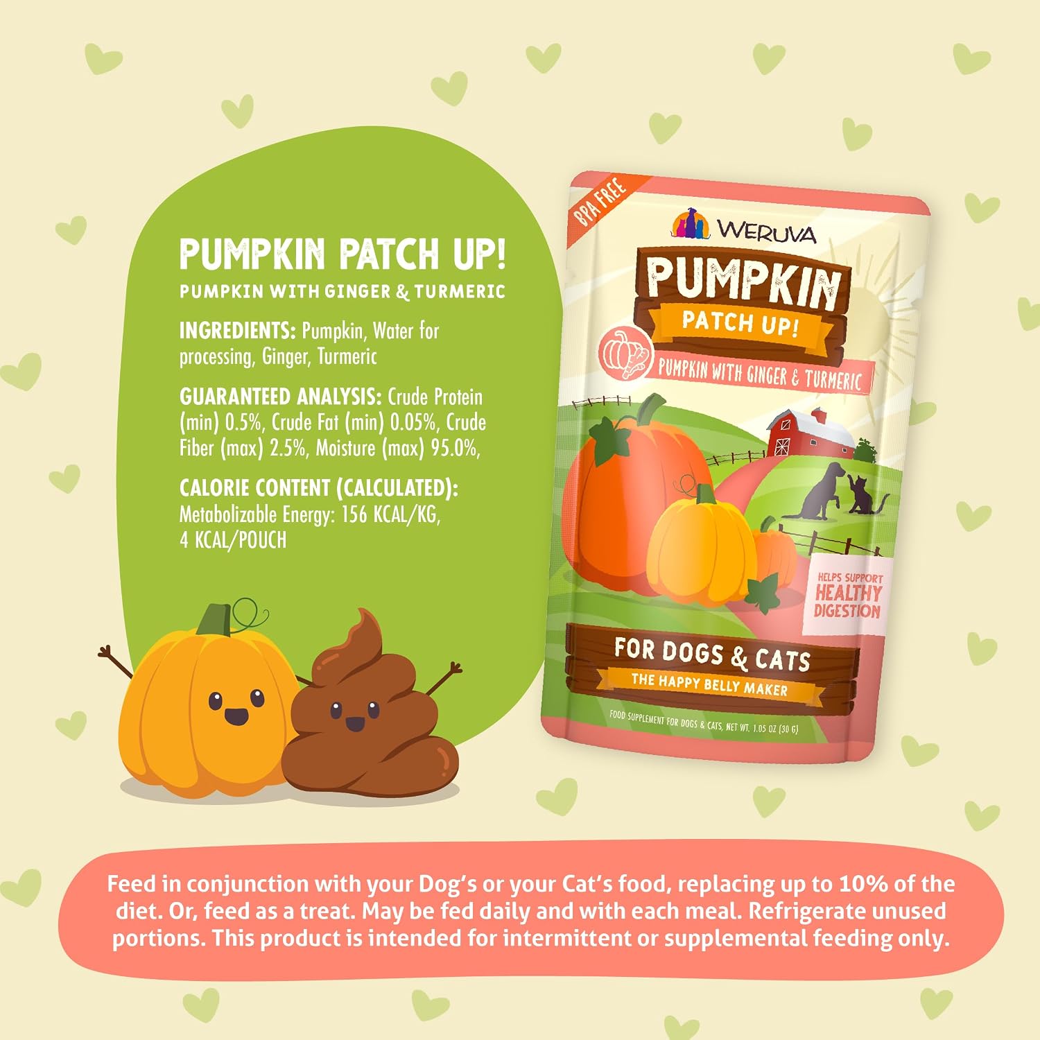Weruva Pumpkin Patch Up individual serving pouch design