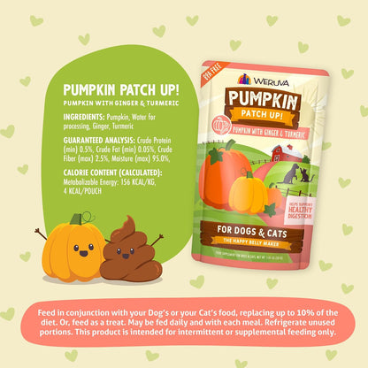 Weruva Pumpkin Patch Up individual serving pouch design