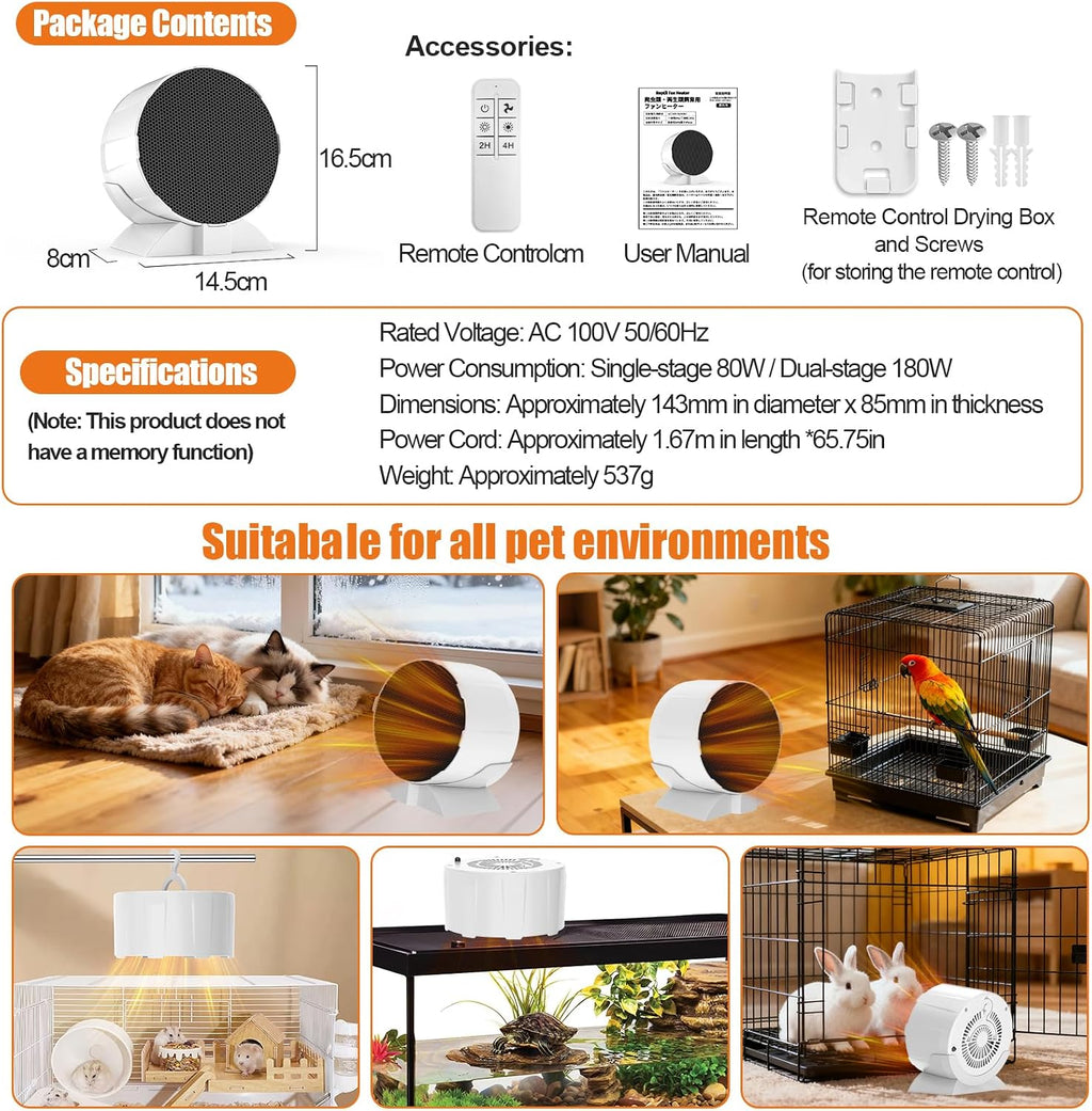 Runcasa premium reptile heating mat packaged box highlighting its authentic USA import features.