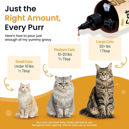 Back of Altira Everyday Cat Gravy bottle showing ingredient list