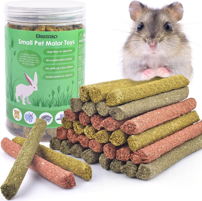 Bissap rabbit chew sticks front view of packaging canister
