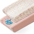 Basumee changing pad cover front view and packaging