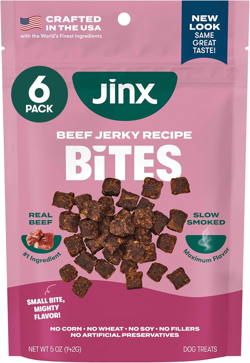 Jinx Beef Bites Jerky Dog Treats - Soft & Chewy, All Natural Dog Jerky Treats with Grass-Fed Beef - Pet Products for All Dogs (Puppies, Adults & Seniors) - 15oz - Image 13