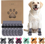 KOOLTAIL Anti Slip Dog Socks to Prevent Licking Paws and Slipping, Extra-Thick Grip Pet Boots & Paw Protectors, Winter Warm Puppy Shoes Booties for Hardwood Floors Small Medium Large Senior Dogs,SM - Image 13