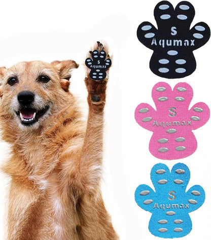 Instructions for applying Aqumax non-slip dog paw pads